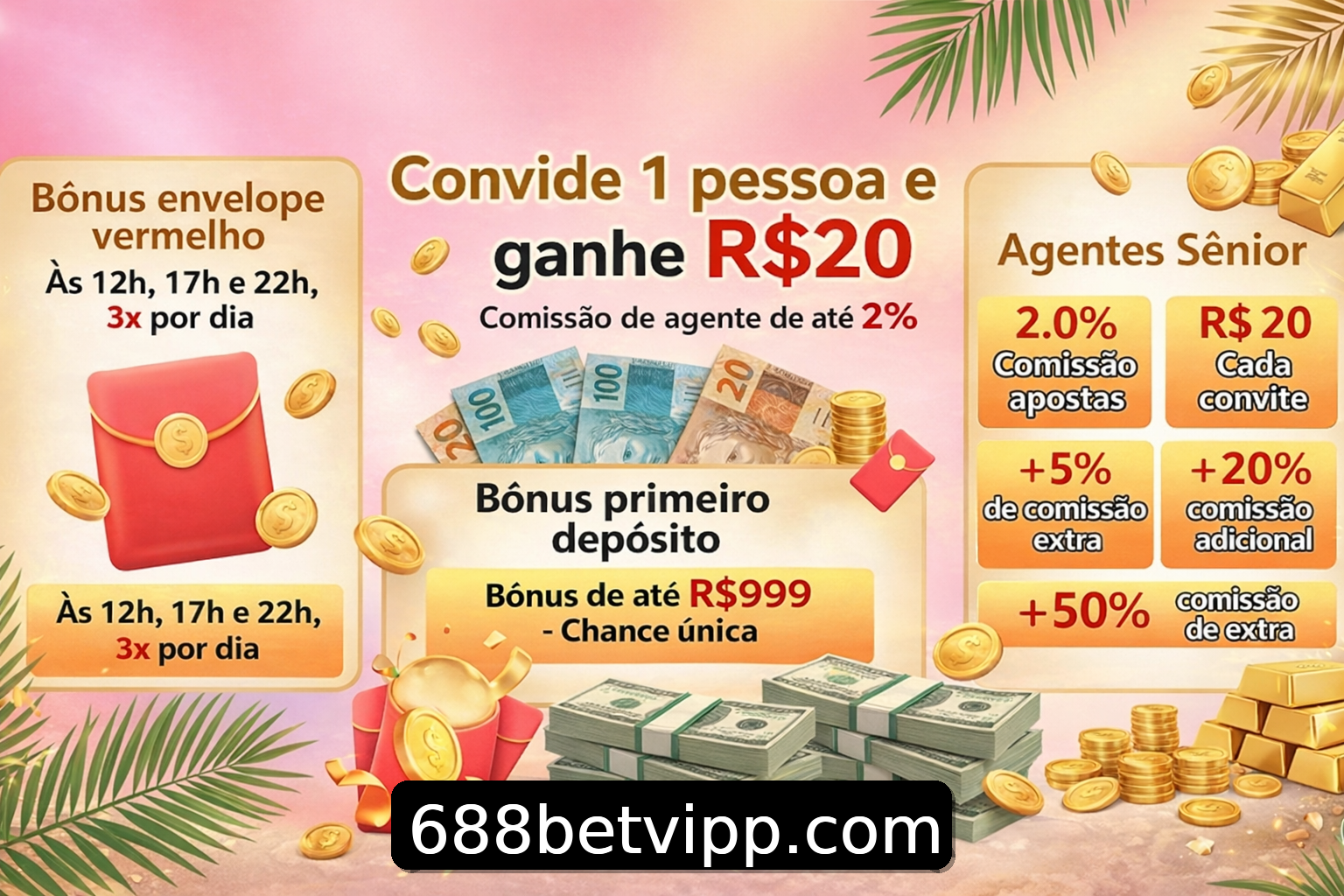 Banner do Bônus do Casino 688bet